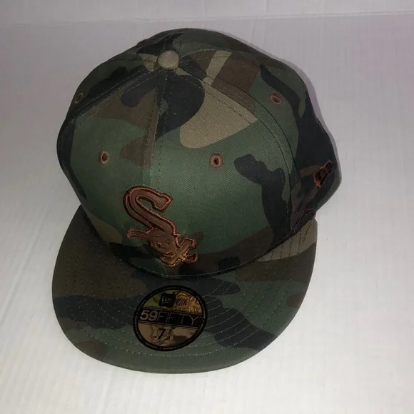 New Era Camo Sox Fitted Cap - Picture 5 of 8